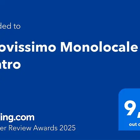 아파트 Nuovissimo Monolocale In Centro